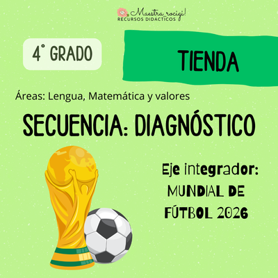 Diagnóstico 4° grado. Eje: mundial de fútbol 2026 (pdf)