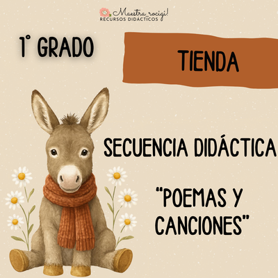 Secuencia "POEMAS Y CANCIONES" 1° grado. (pdf)