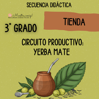 Secuencia "CIRCUITO PRODUCTIVO: YERBA MATE" 3° grado. (pdf)