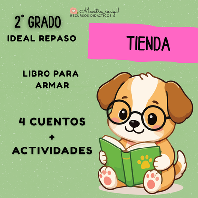"Librito para armar 4 cuentos" 2° grado. (pdf)