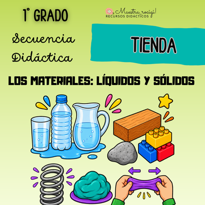 Secuencia "LOS MATERIALES: SÓLIDOS Y LÍQUIDOS" 1° grado. (pdf)