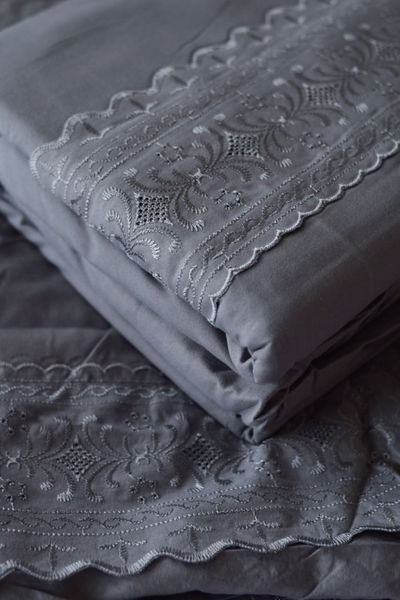 Juegos de sábanas con broderie 2 1/2