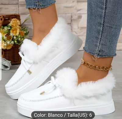 ZAPATOS CON FELPA PARA MUJER