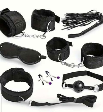 SET DE 10 PIEZAS DE JUEGO SEXUAL BDSM