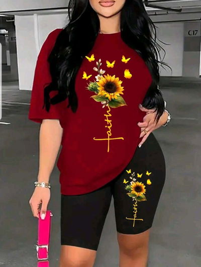 CONJUNTO CASUAL DE 2 PIEZAS PARA MUJER