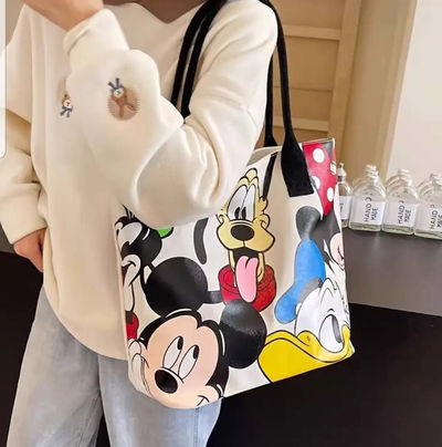 CARTERA CHIC PARA MUJER CON ESTAMPADO DE ANIMADOS