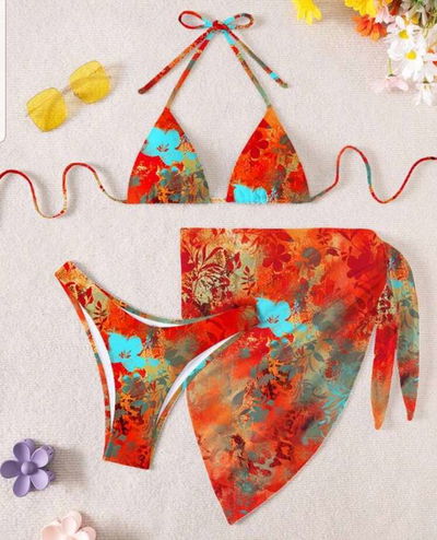 CONJUNTO DE BIKINI DE 3 PIEZAS