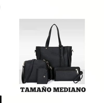 CONJUNTO DE CARTERA DE 4 PIEZAS