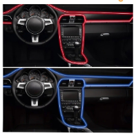 TIRA DE LUCES LED FLEXIBLE DE 5 METROS PARA DECORACION INTERIOR DE AUTOS