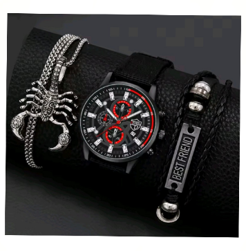 CONJUNTO DE RELOJ DE 3 PIEZAS