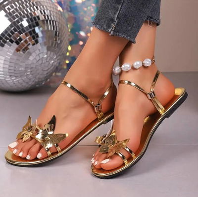 SANDALIA ELEGANTE CON PUNTA ABIERTA