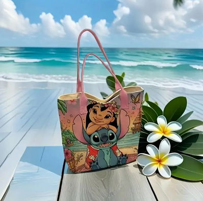 BOLSO DE MANO GRANDE CON ESTAMPADO DE STECH