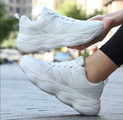 ZAPATOS BLANCOS TRANSPIRABLES UNISEX