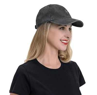 GORRAS NEGRAS UNISEX AJUSTABLES  CON ESTAMPADOS DIVERSOS