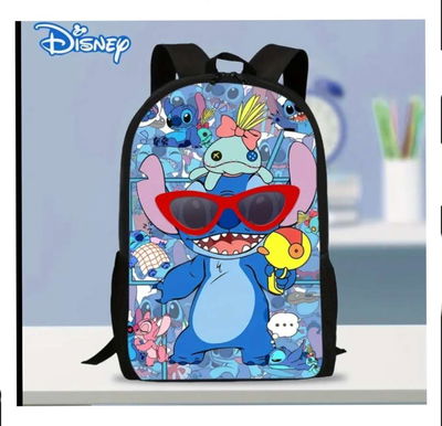 MOCHILA PARA NIÑA CON ESTAMPADO DE STICH
