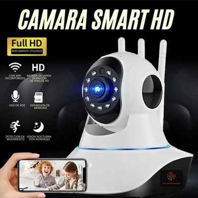 CAMARA DE SEGURIDAD Y VIGILANCIA FULL HD 1080P SMART WIFI.