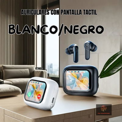AURICULARES INALAMBRICOS BLUETOOTH 5.4 CON PANTALLA TACTIL.