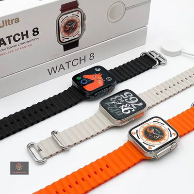 RELOJ INTELIGENTE SMARTWATCH ULTRA SERIE 8 + HIDROGEL ANTIESPIA, DE REGALO!