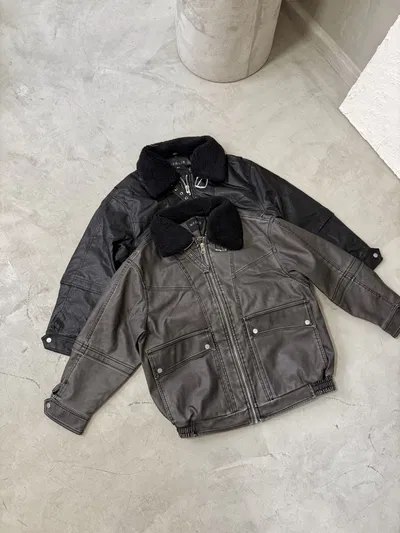Campera Aviadora Black Importada