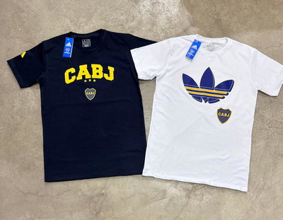 Remeras de algodon boca juniors 2026