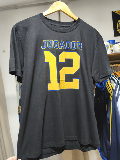 Remera algodon Jugador n° 12