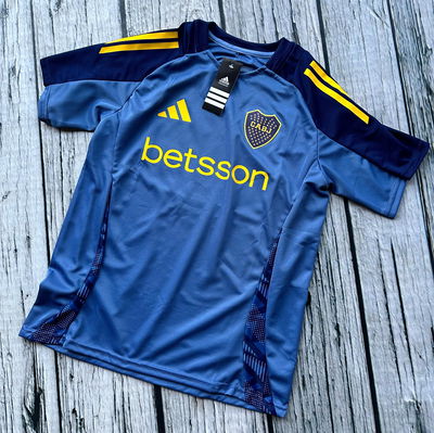 Camiseta entrenamiento azul infantil