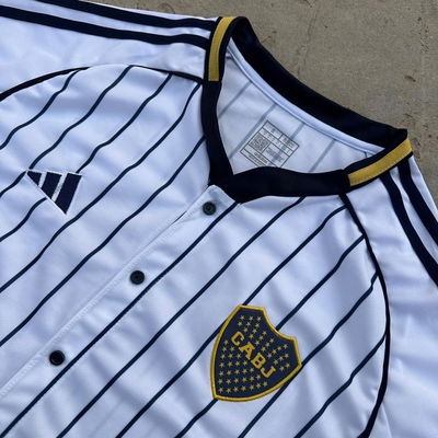 Camisa Boca Jrs US Pack (Tipo beisbol)