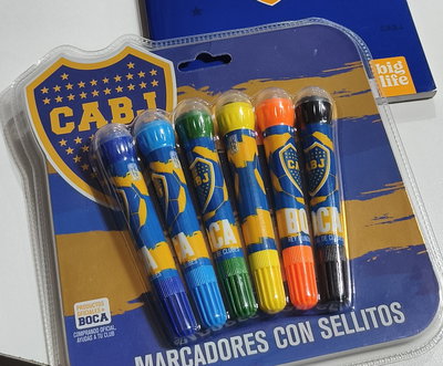 Marcadores con sellitos 