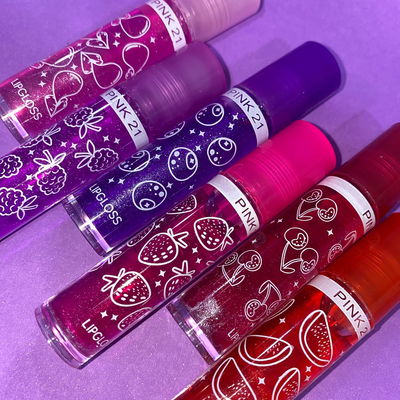 OFERTA Lip Gloss Roll On Frutal de Pink 21