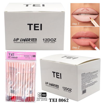 Set de 12 Delineadores de Labios B de Tei