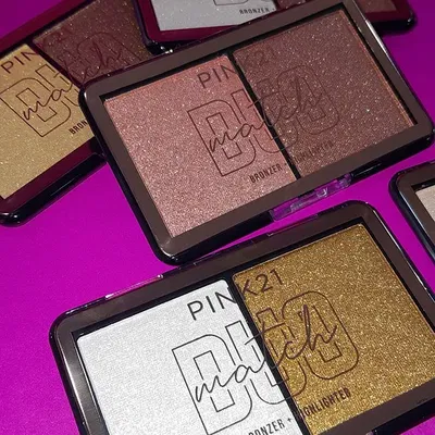 Iluminador & Bronzer Duo Match de Pink 21