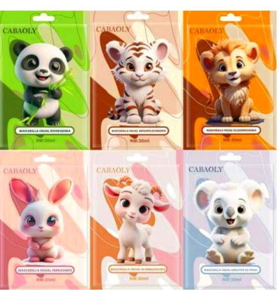 OFERTA Mascarilla Facial Animalitos