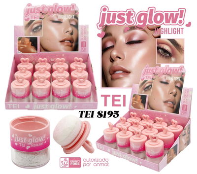 Iluminador en Polvo Just Glow de TEI