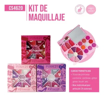 Kt de Maquillaje Princess de Pink 21