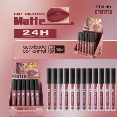 OFERTA Matte Lip Gloss 24hs de Tei