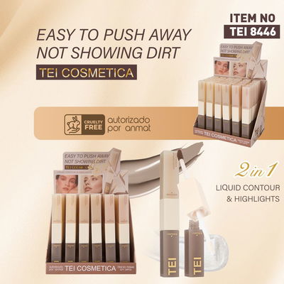 Iluminador + Contorno Easy To Push Away de Tei