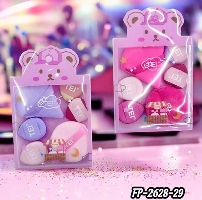 Set de 6 Esponjas de Tei