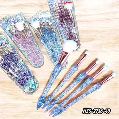 OFERTA Set de 5 Brochas Glitter de Tei