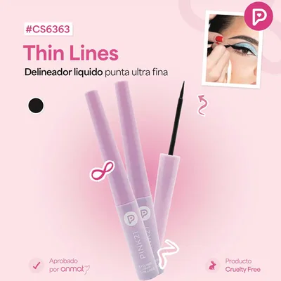 OFERTA Delineador Líquido Thin Lines de Pink 21