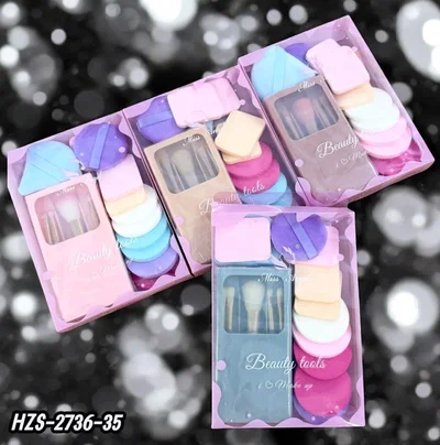 Set de 5 Brochas + Esponjas de Tei