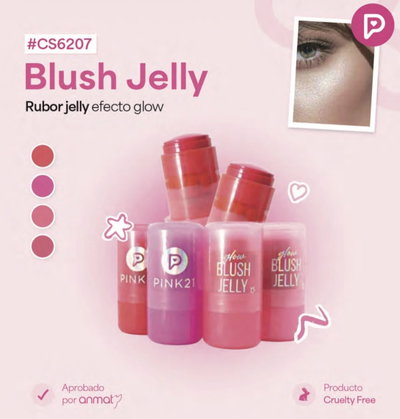Rubor en Barra Glow Blush Jelly de Pink 21