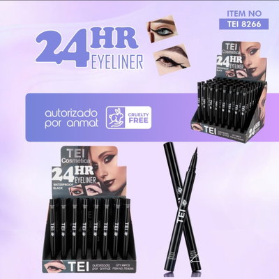 OFERTA Delineador en Fibra 24hs Eyeliner 8266 de Tei
