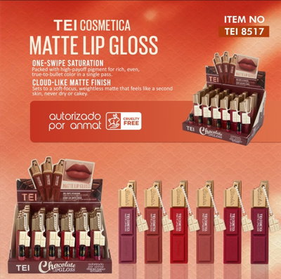 Chocolate Matte Lip Gloss de Tei