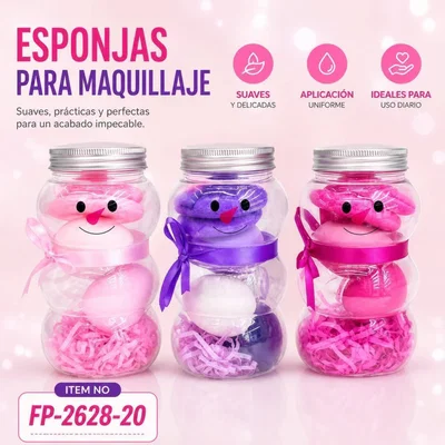 Esponjas de Maquillaje (en frasco) de Tei