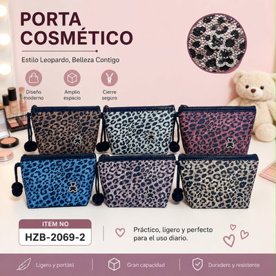 Porta Cosméticos Animal Print de Tei