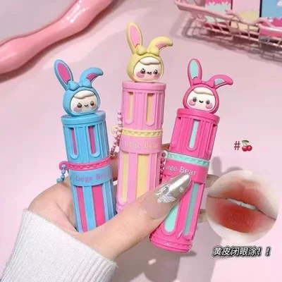Lip Gloss Matte Cute Bunny Velvet Mist de Gege Bear