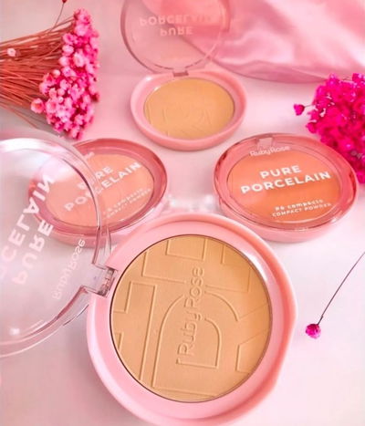 Polvo Compacto Pure Porcelain de Ruby Rose
