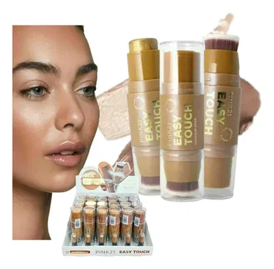 Contorno + Bronzer en Barra Easy Touch (con cepillo) de Pink 21