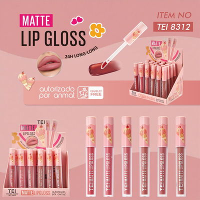 OFERTA Matte Lip Gloss (florcita) de Tei
