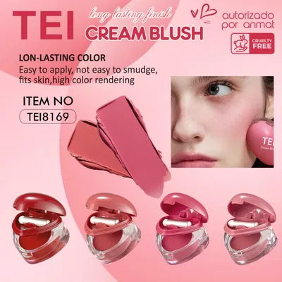 Rubor en Crema (corazón) de Tei